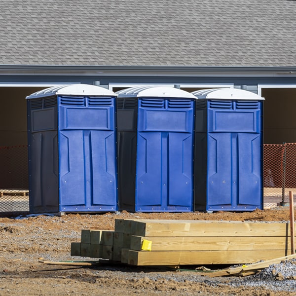 are there different sizes of portable restrooms available for rent in Collins Center